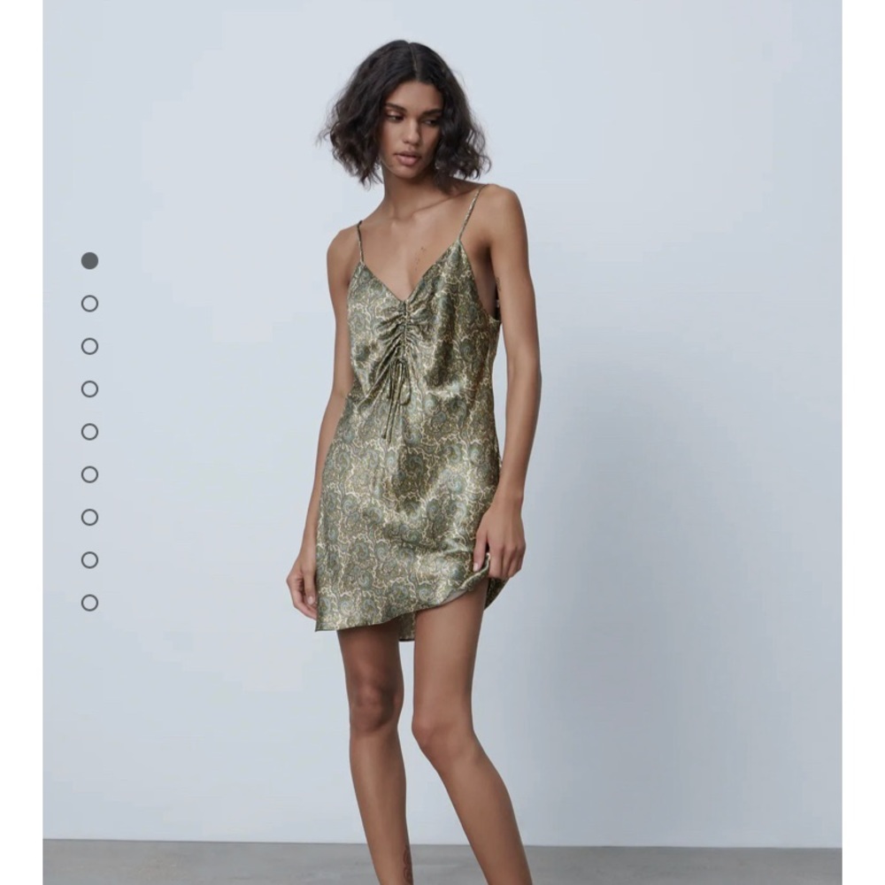 Zara Satin Slip Dress